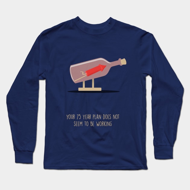 Bottle Rocket Long Sleeve T-Shirt by wackyposters